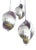 Vintage Space Age Pendant Light from Lyfa, 1970s For Sale