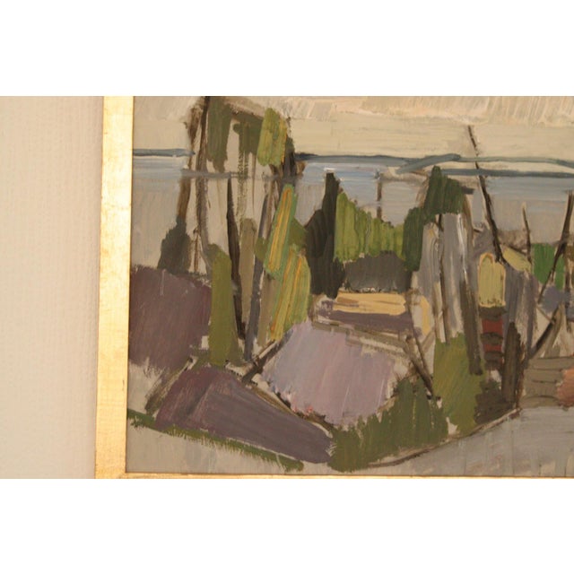 Sven Olof Rosén, View, 1950s, Oil on Panel, Framed For Sale - Image 15 of 16