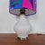 Mid-Century Modern Opaline Glass Table Lamp with Lampshade, Germany, 1960s For Sale - Image 3 of 11
