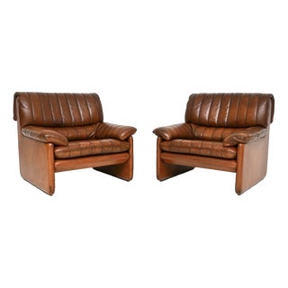 Vintage DS 86 Chairs in Leather from De Sede, 1960, Set of 2 For Sale