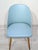 Vintage Blue Leather Armchair, 1950s For Sale - Image 9 of 14