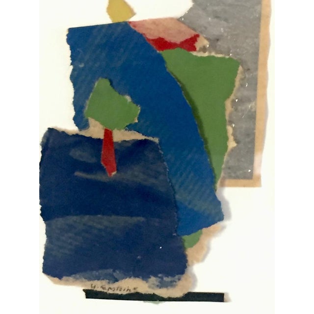Paper Max Epstein, Composition, 1960s, Collage For Sale - Image 7 of 12