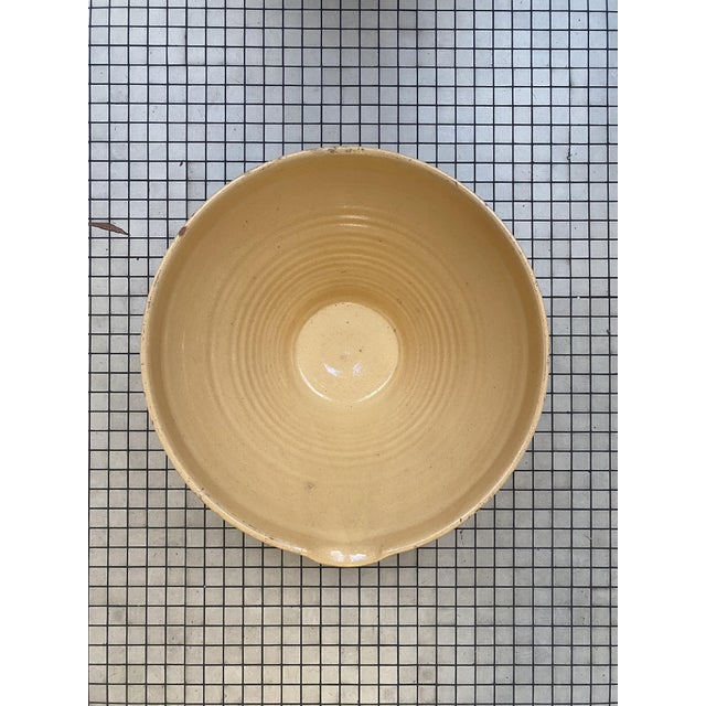 Vintage French Glazed Terracotta Tian Bowl, 1950s For Sale - Image 6 of 6