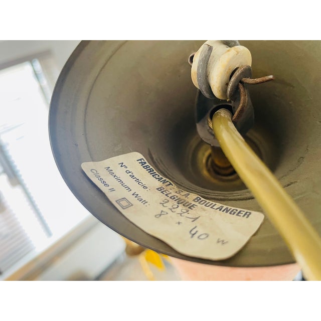 Brass and Chrome Pineapple Chandelier from Maison Jansen, 1970s, in Very Good conditions. Designed 1970 to 1979 This piece...