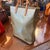 A 2001 Louis Vuitton Green Vernis and Vachetta Reade Gm Tote Bag For Sale - Image 10 of 11