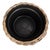 Farmhouse Artifacts Rattan Round Cone Planter with Black Plastic Insert, Natural, 22" For Sale - Image 3 of 10