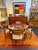 Brown 1950s Mid Century Danish Teak Dining Set Peter Hvidt and Orla Molgaard Nielsen for Soborg Mobelfabrik Attrb For Sale - Image 8 of 12