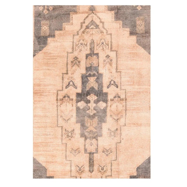 Turkish Fine Antique Turkish Oushak Wool Rug 5'9'' X 10'7'' For Sale - Image 3 of 3
