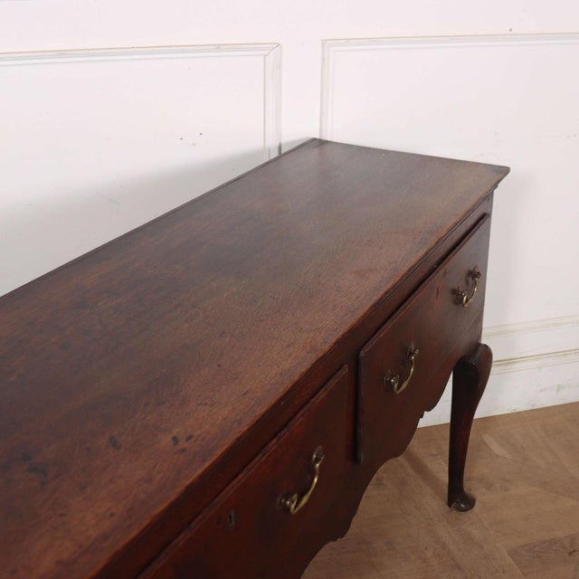 English Dresser Base in Oak For Sale - Image 9 of 10