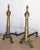 French Pair of 19th Century French Louis XVI Andirons For Sale - Image 3 of 6
