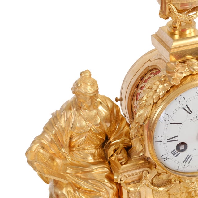 Directoire Pendulum Clock, France, 1790s For Sale - Image 9 of 12