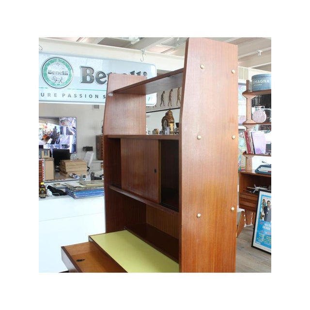 Bookcase with Pull-Out Desk, Italy, Turin, 1960s For Sale - Image 12 of 13