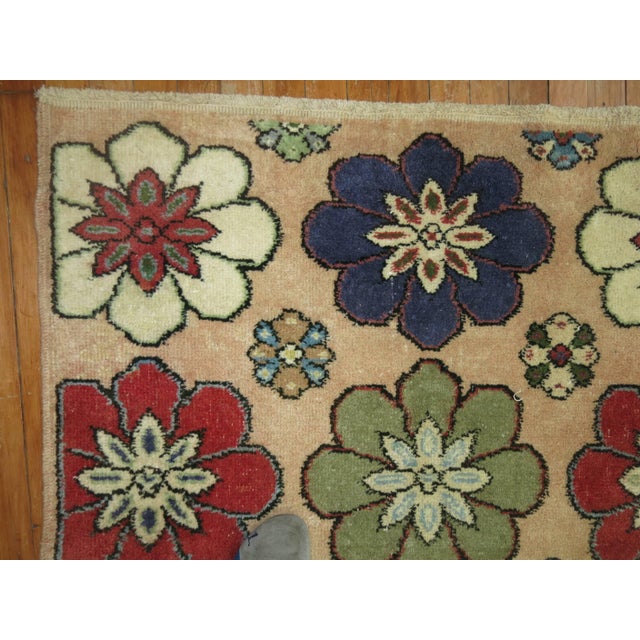 Vintage Turkish Deco Rug For Sale - Image 13 of 18