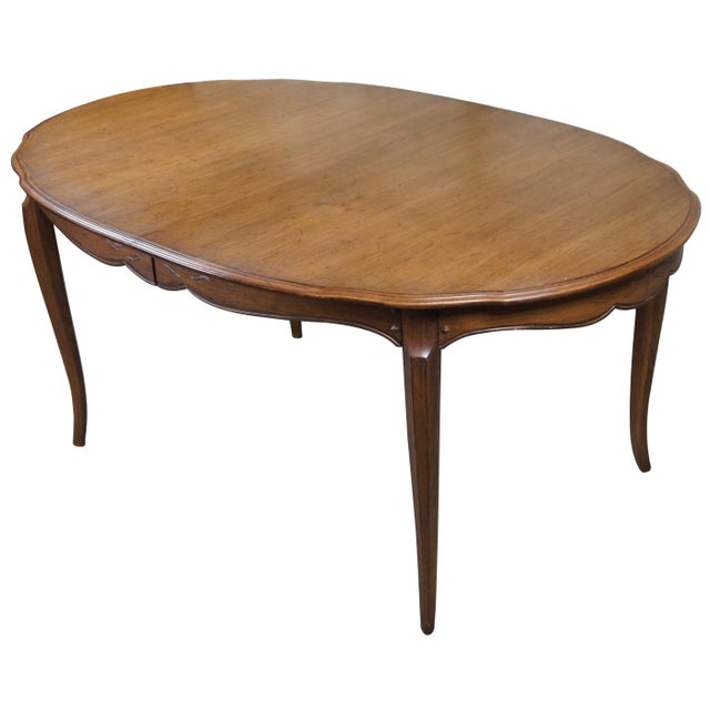 Davis Co Country French Umberwood Oval Dining Table Chairish