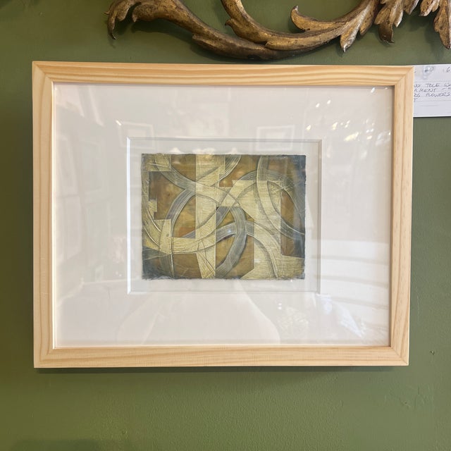 Framed Signed Abstract Mixed Media Painting For Sale In New York - Image 6 of 6