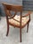 Rustic Antique Rustic Office Chair in Cherrywood and Fabric, 1950s For Sale - Image 3 of 18