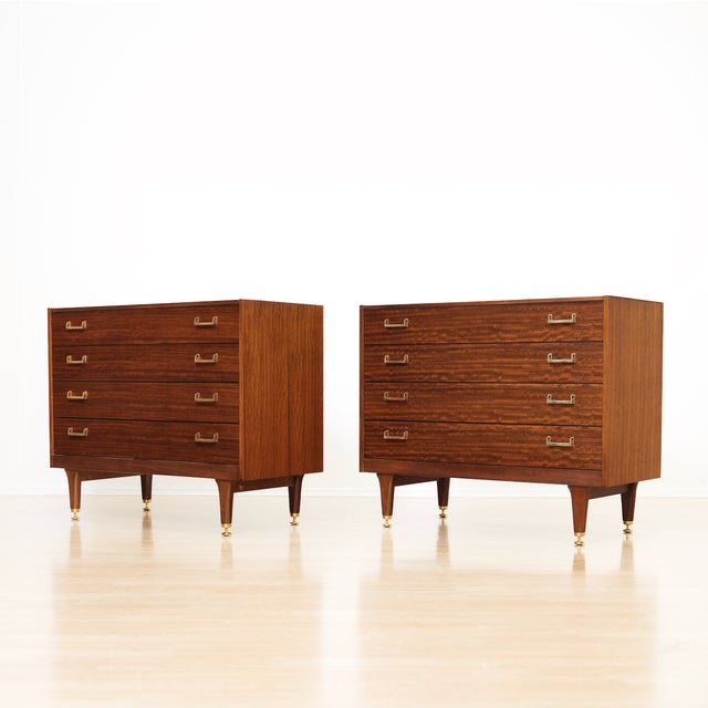 Pair of Mid Century G Plan by E Gomme Tola Chests of Drawers, England, 1970s For Sale - Image 12 of 12