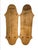 1980s Wood Wall Sconce Pair Maple Candle Holders 14" X 4" For Sale - Image 5 of 5