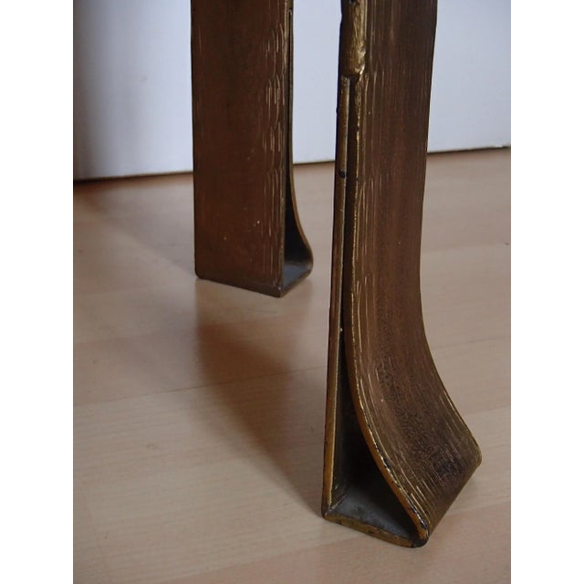 Antique Brass & Wrought Iron Flower Stand For Sale - Image 3 of 10