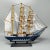 Mid-Century Modern Belem Model Ship, England, 1970s For Sale - Image 3 of 8