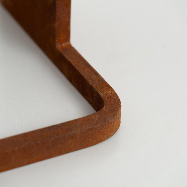 After Chillida, Abstract Sculpture, 1990s, Iron For Sale - Image 12 of 14