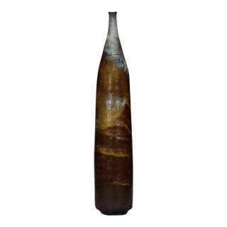 Late 1960s Tall Bottle Form Vase, Private Collection of Gertrud & Otto Natzler - 1 Piece For Sale