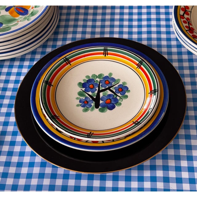 From the Art Deco era, in the manner of Ditmar Urbach. Certain to add artful color and that something unique to your...