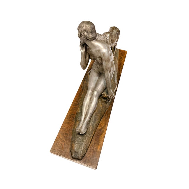 Brown A Very Large 19th C. French Patinated Bronze Sculpture For Sale - Image 8 of 9
