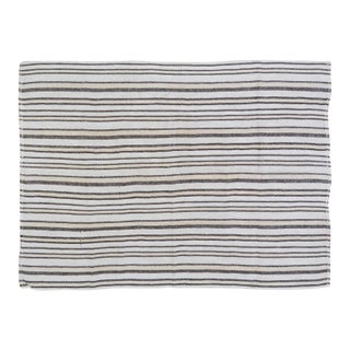 Vintage Turkish Flatweave Hemp Rug, 4'6''x6'1'' For Sale