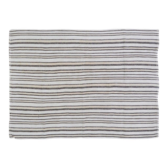 Vintage Turkish Flatweave Hemp Rug, 4'6''x6'1'' For Sale