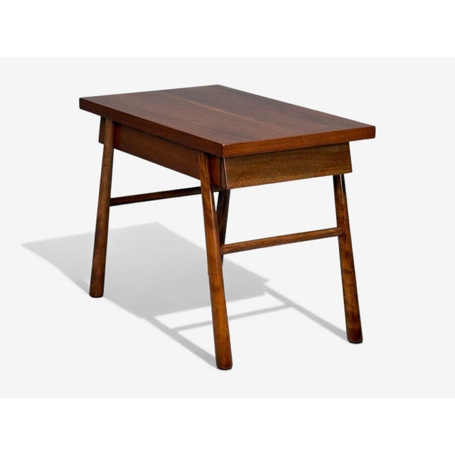 1950s t.h. Robsjohn-Gibbings, American Modern, Mahogany, End Tables, Usa, 1950s For Sale - Image 5 of 13