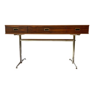 1960s Mid Century Modern Rosewood Desk For Sale