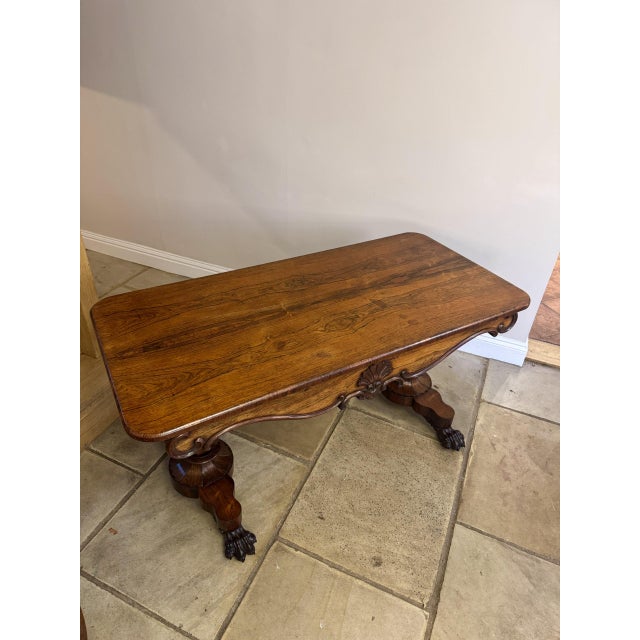 Antique Regency Rosewood Centre Table, 1820 For Sale - Image 7 of 10
