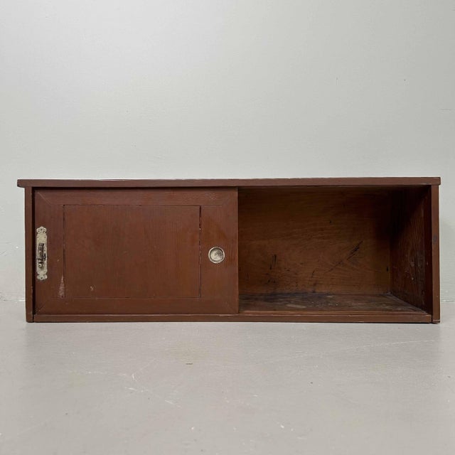 Mid-Century Modern Low Tansu with Sliding Doors, Japan, 1960s For Sale - Image 3 of 18