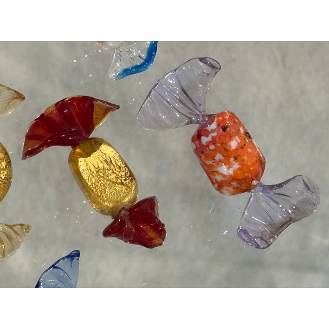 Vintage Murano Style Blown Glass Candies, Set of 5 For Sale - Image 12 of 15
