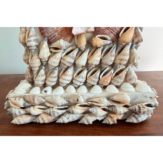 Monumental Shell Art Obelisk For Sale - Image 11 of 12