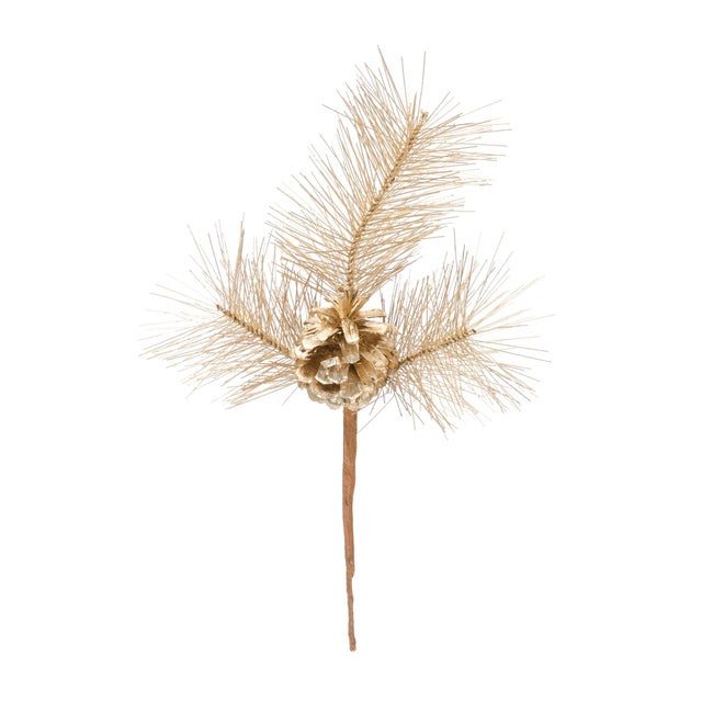 Enhance your holiday decor with this elegant Gold Pine Pick Set. Designed to bring a touch of winter charm, this...