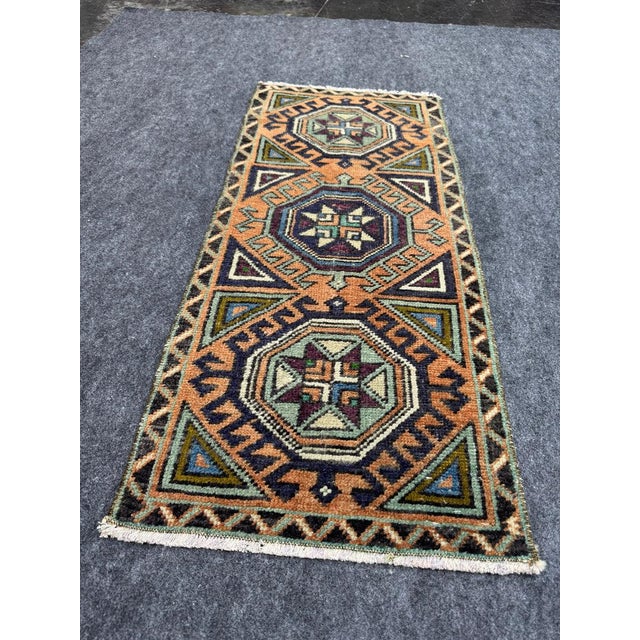 Turkish Yastik Rug 1'5" x 3'3" #24316 Explore a curated collection of hallway runners, wool rugs, and handmade...