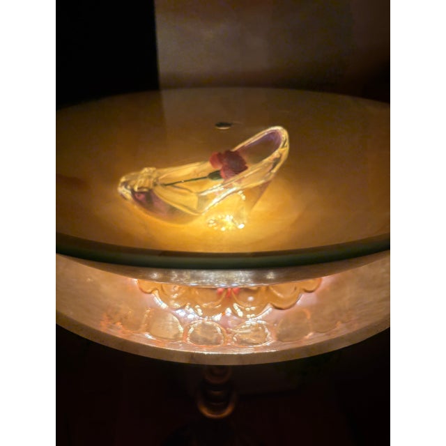 Stiffel Mid-Century Modern Illuminated Alabaster Pedestal For Sale - Image 11 of 12