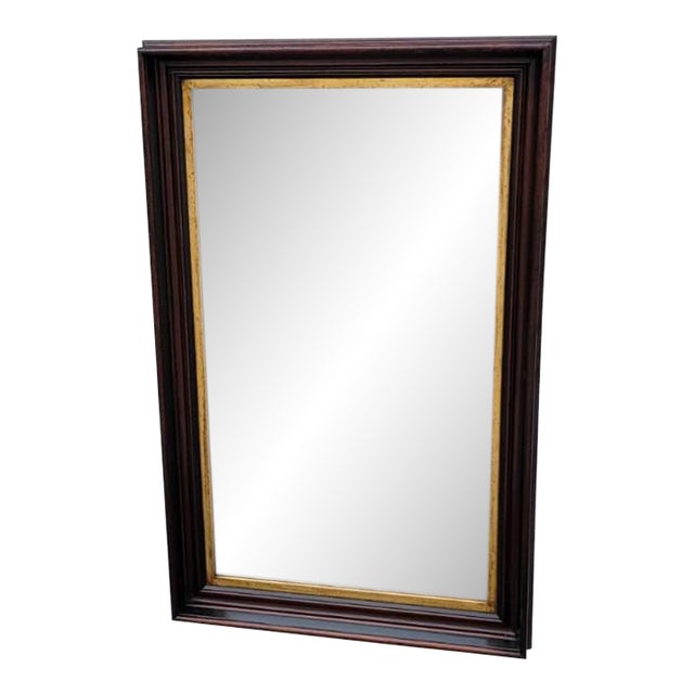 Antique 19th Century American Walnut Mirror Federal Style Gold Gilt Frame For Sale