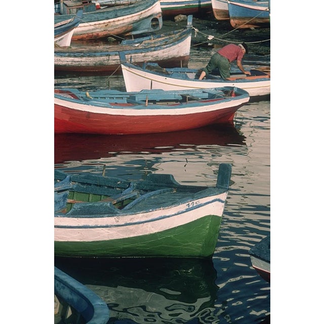 Slim Aarons, Fishing Boats, Estate Stamped Photographic Print For Sale - Image 3 of 3