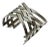 Modernist Geometric Woven Sterling Silver Cuff 79 Grams For Sale
