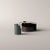 Aldo Bakker Two Set Coffee Table Lounge For Karakter A single sheet of steel rolled in one smooth motion into a self-...