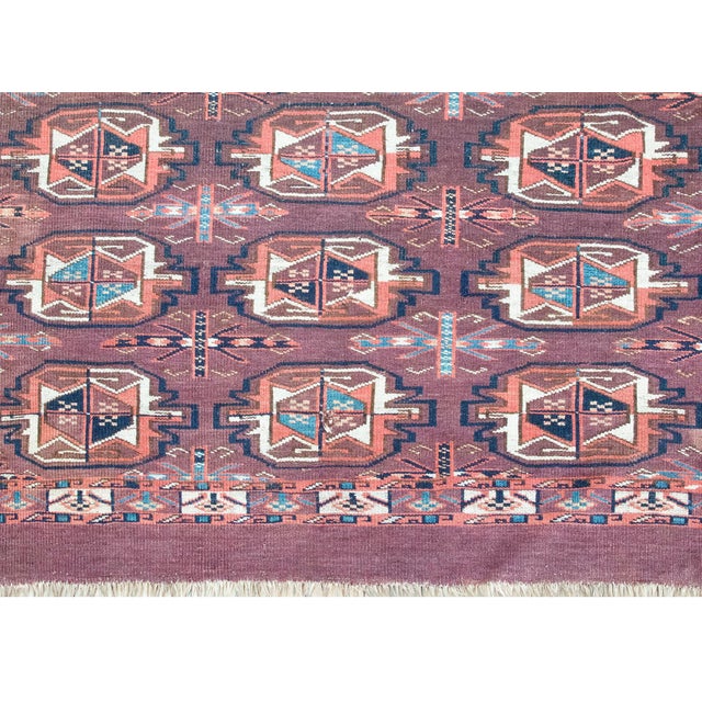 Tribal Early 20th Century Persian Yamout Rug For Sale - Image 3 of 13