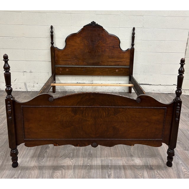 Vintage Nicholson-Kendle Furniture Full Size French Louis XV Style Bed Frame For Sale In Kansas City - Image 6 of 17