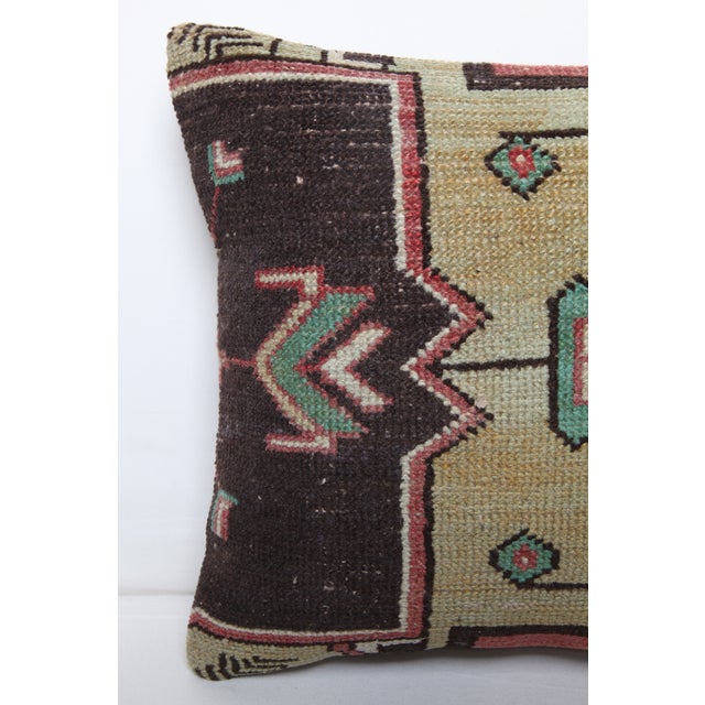 One of a Kind Handwoven Rug Pillow Cushion Cover -16'' X 16'' For Sale In Tampa - Image 6 of 10
