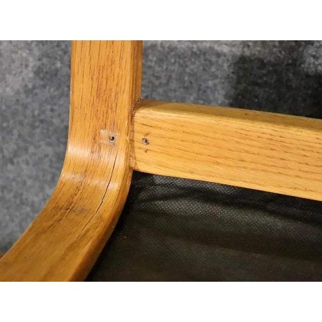 Navy Blue Mid 20th Century Armchairs - 6 Pieces For Sale - Image 8 of 8