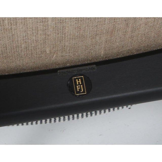 Textile Lounge Chair in Fabric and Black Ash by Finn Juhl, France For Sale - Image 7 of 9