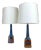 Ceramic Table Lamps from Søholm Stentoj, Denmark, 1960s, Set of 2 For Sale