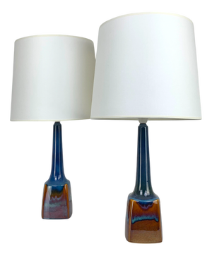 Ceramic Table Lamps from Søholm Stentoj, Denmark, 1960s, Set of 2